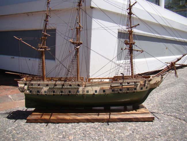 An early 20th century model of the Royal George II, built in 1788 — image 2